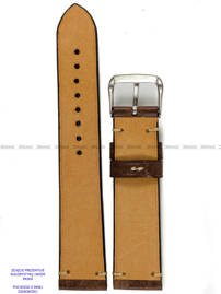Pasek skórzany ręcznie robiony A. Kucharski Leather - Conceria Il Ponte Maya Simple - chocolate/camel 28 mm