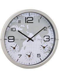 Zegar ścienny Adler 30141 35 cm - 4 strefy czasowe