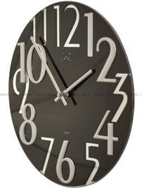 Zegar ścienny JVD HT101.2 szklany czarny - 29 cm