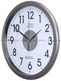 Zegar ścienny JVD RH692.4 grafitowy z podświetleniem - 31 cm