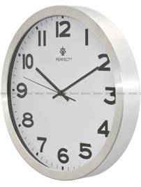 Zegar ścienny Perfect FX-3108K Srebrny - 35 cm