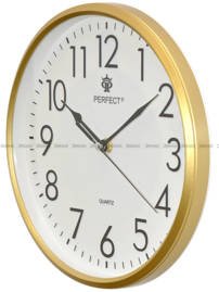Zegar ścienny Perfect FX-5742 Złoty - 26 cm