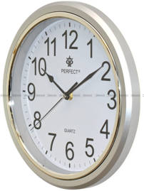 Zegar ścienny Perfect FX-5842AK Srebrny - 28 cm