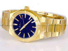 Zegarek Balticus Gwiezdny Pył 37 mm niebieski awenturyn złoty, bez daty